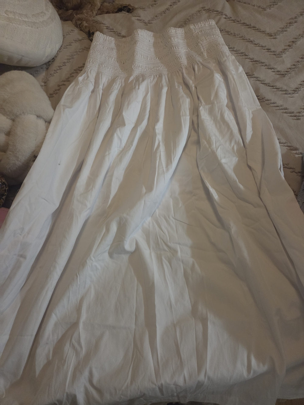 Madewell White Maxi Skirt